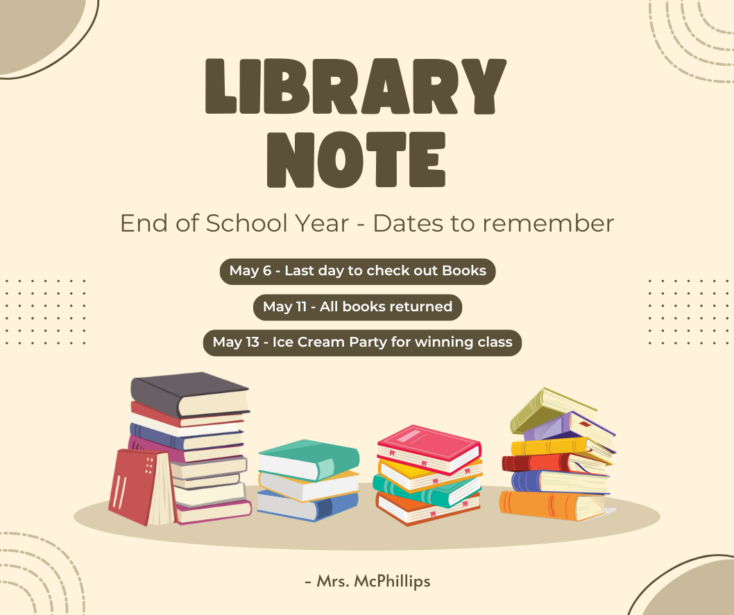 Library Note – Lindsay Holy Family